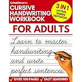 Cursive Handwriting Workbook for Adults: Learn Cursive Writing for Adults (Adult Cursive Handwriting Workbook)