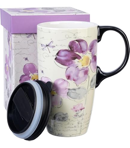Amazon.com | Office Tea Mug with Built-in Filter and Lid-style1: Coffee Cups  & Mugs