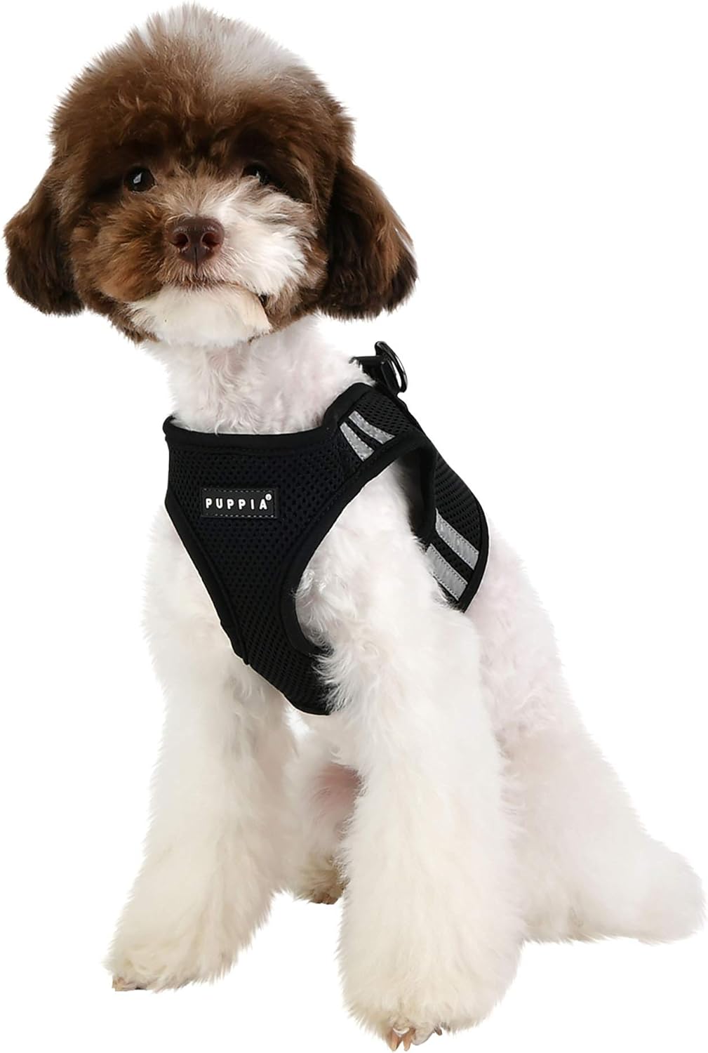 Puppia Dog Harness, Pro Soft Vest, Black, M - Image 5