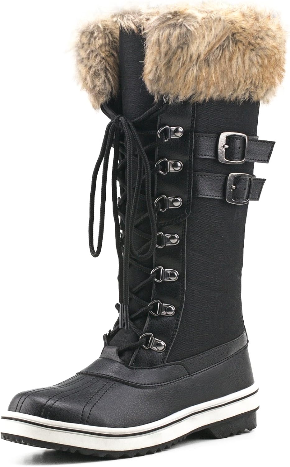 Shenji Women's MidCalf Snow Boots Laceup Winter Boot H7623 Amazon.co