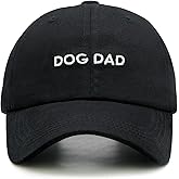 Waldeal Dog Dad Hat for Men, Original Classic Low Profile Cotton Baseball Cap for Dog Lover