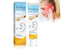 HSKLOCK Tinnitus Relief for Ringing Ears, Natural Herbal Tinnitus Relief Cream Improve Hearing & Boost Blood, 20ml