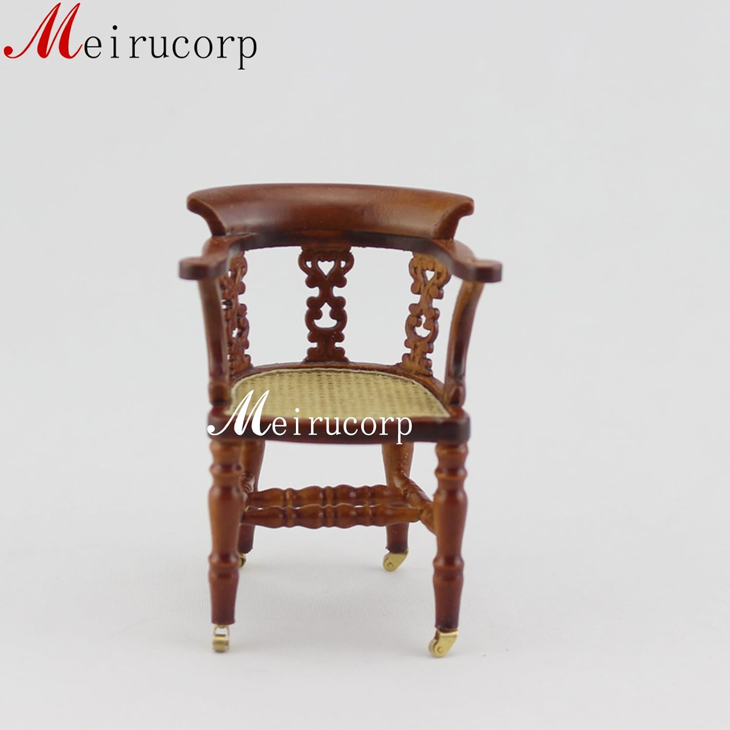 Amazon Com Hand Carved 1 12 Scale Dollhouse Miniature Furniture Handcrafted Wooden Chair Toys Games