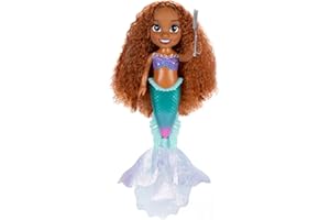 Disney The Little Mermaid Ariel Mermaid Doll 14" Tall Includes Hair Comb