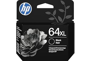 HP 64XL Black High-Yield Ink Cartridge | Works with Envy Inspire 7250e, 7950e; Envy Photo 6200, 7100, 7200, 7800, 7900; Tango Series | Eligible for Instant Ink | N9J92AN