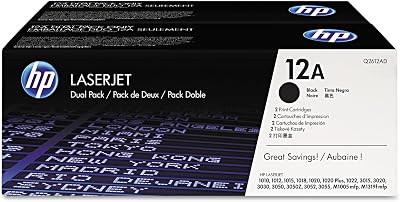 HP 12A Q2612AD Black LaserJet Toner Cartridge Multipack Original