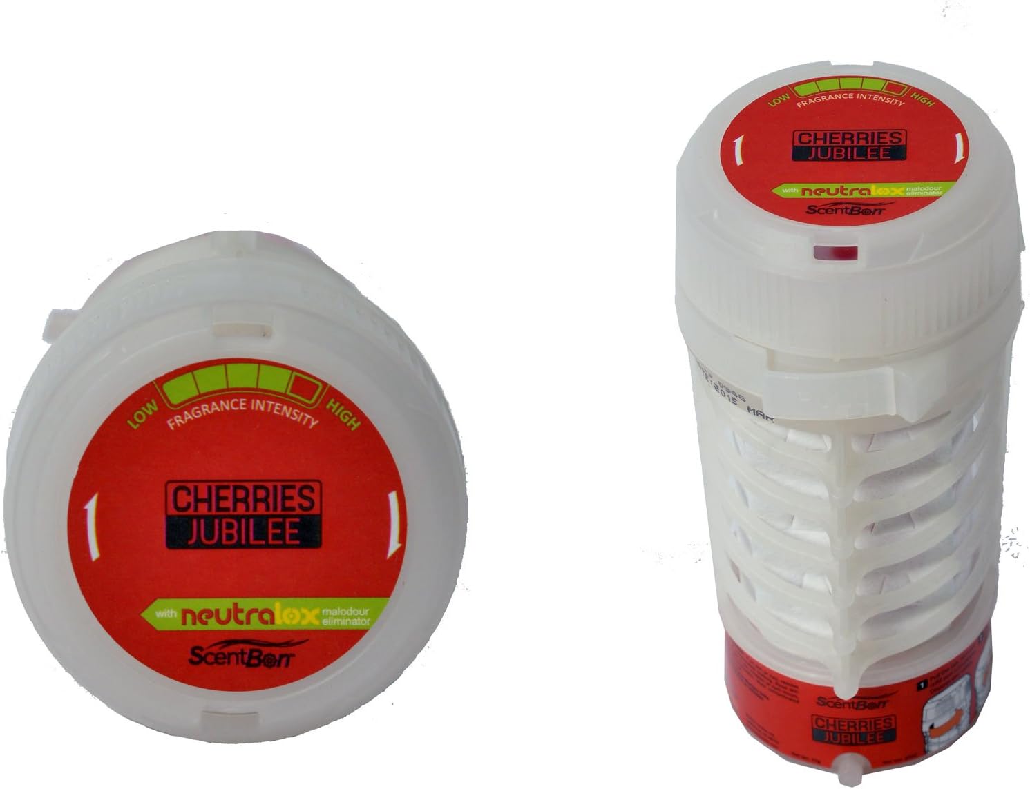 ScentBon 7301 Air Freshener Refills for Dispenser, Lasts up to 60 Days, Cherries Scent, Pack of 1 (Red)