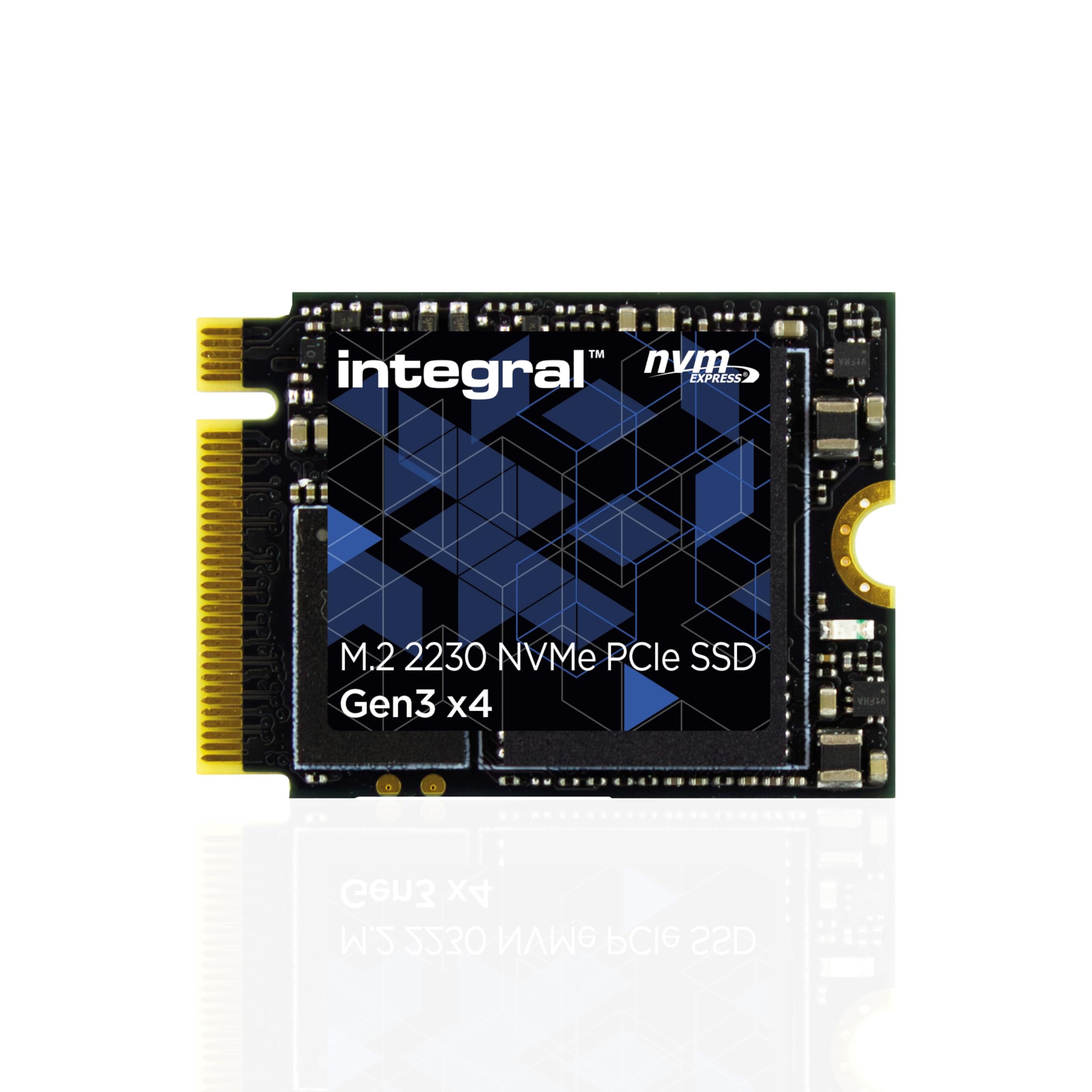 Integral 1TB M.2 NVMe 2230 PCIe Gen3 x4 SSD – READ speed up to 3400MB/s, WRITE speed up to 3000MB/s – Internal Solid State Drive. Valve Steam Deck, Microsoft Surface Pro, PC & laptop compatible — image 1