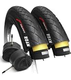 Cubierta Bicicleta FINCCI 700x35c - Antipinchazos 3mm, Plegable, 37-622, Para Carretera, MTB, Híbrida
