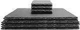 Maison & White Natural Slate Placemats & Coasters 12 Pc Set