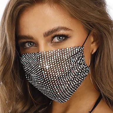 View Rhinestone Face Masks On Amazon PNG