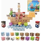 LIHBCAIYI 100Pcs Magnetic Blocks Pirate Ship Cubes Building Toy for Kids | Strong Magnetism,STEM Sensory,Montessori Building Block Sets,Portable Fun