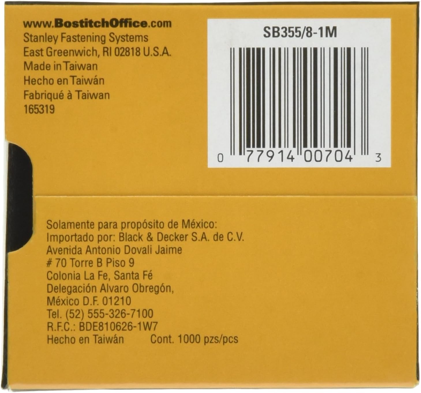 Bostitch Office SB351/2-1M Heavy Duty Premium Staples : General Purpose Staples : Office Products
