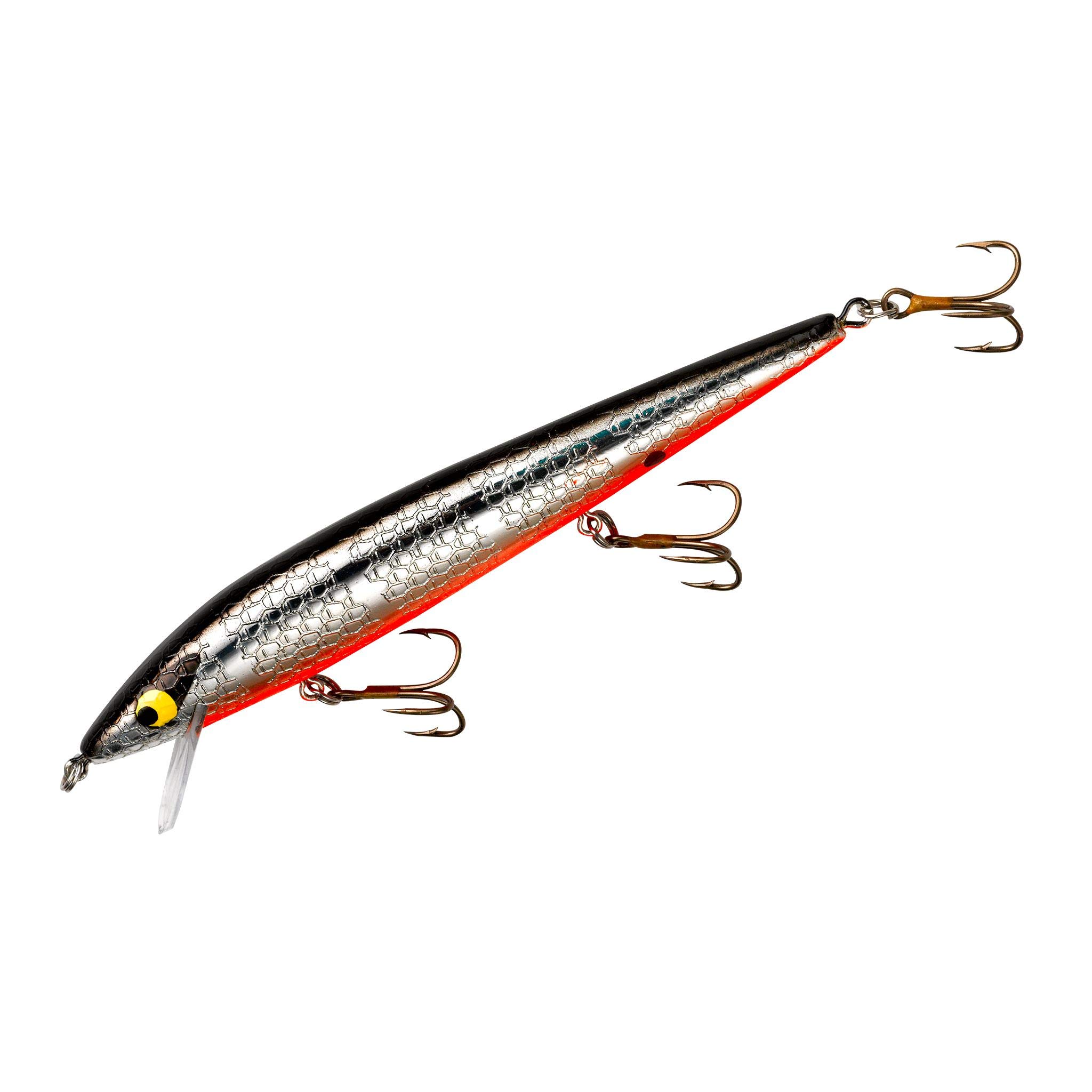 Smithwick Floating Rattlin'' Rogue Fishing Lure - Chrome/Black Back/Orange Belly - 0-2 ft Cranking Depth