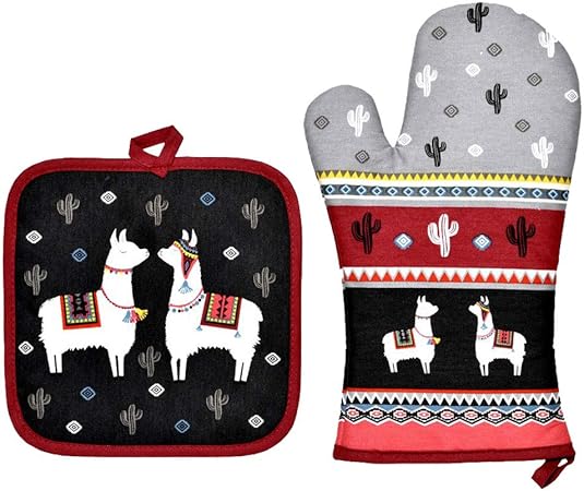 Fox Trot 8780lama Gant Manique 20 X 20 Cm Decor Lama Mania Amazon Fr Cuisine Maison