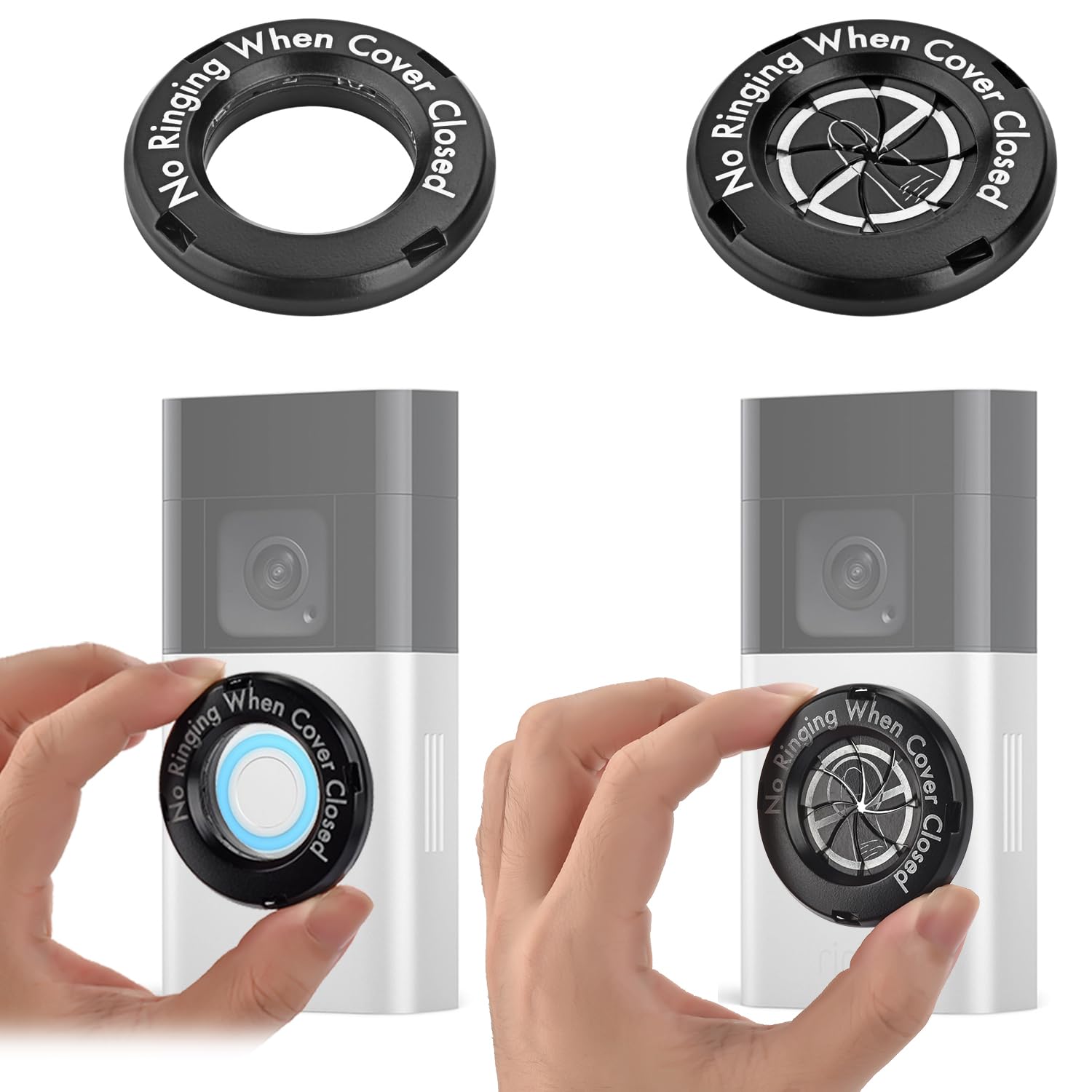 Photo 1 of Ugotfeels Metal Do Not Disturb Sign for House Ring Doorbell |Do Not Knock or Ring Signs, Suitable for Undisturbed Napping, Baby Sleep, and Dog Barking