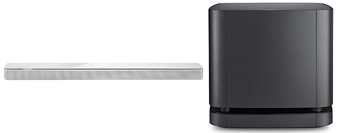 Bose Soundbar 700 with Alexa Voice Control Built-in- (White)_Bose Bass Module 500 (Black)