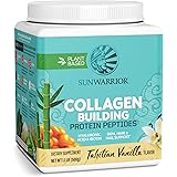Sunwarrior Vegan Collagen Building Powder Protein Peptide with Biotin Vitamin C Hyaluronic Acid Collagen Protein Powder for H