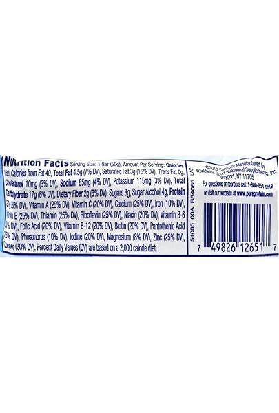 PURE PROTEIN PROTEIN BAR – CHOCOLATE DELUXE 6 BAR(S)
