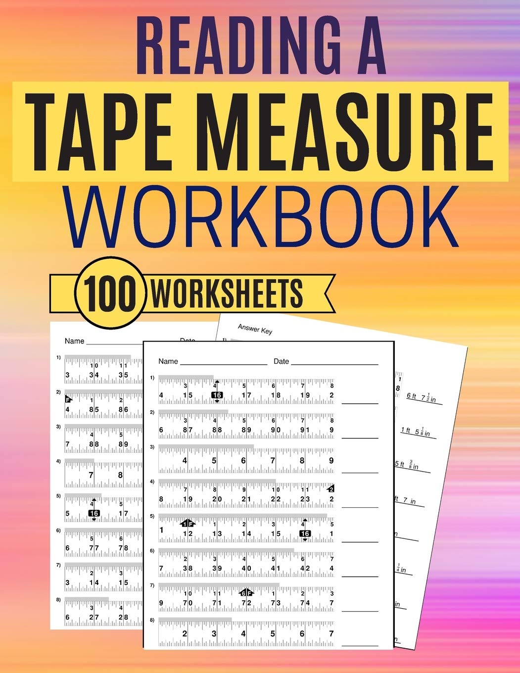 Reading A Tape Measure Worksheet