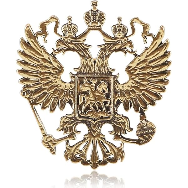 Genuine Military Issue Eagle Span Laurel Leaf Insignia Metal Hat Badge - NEW