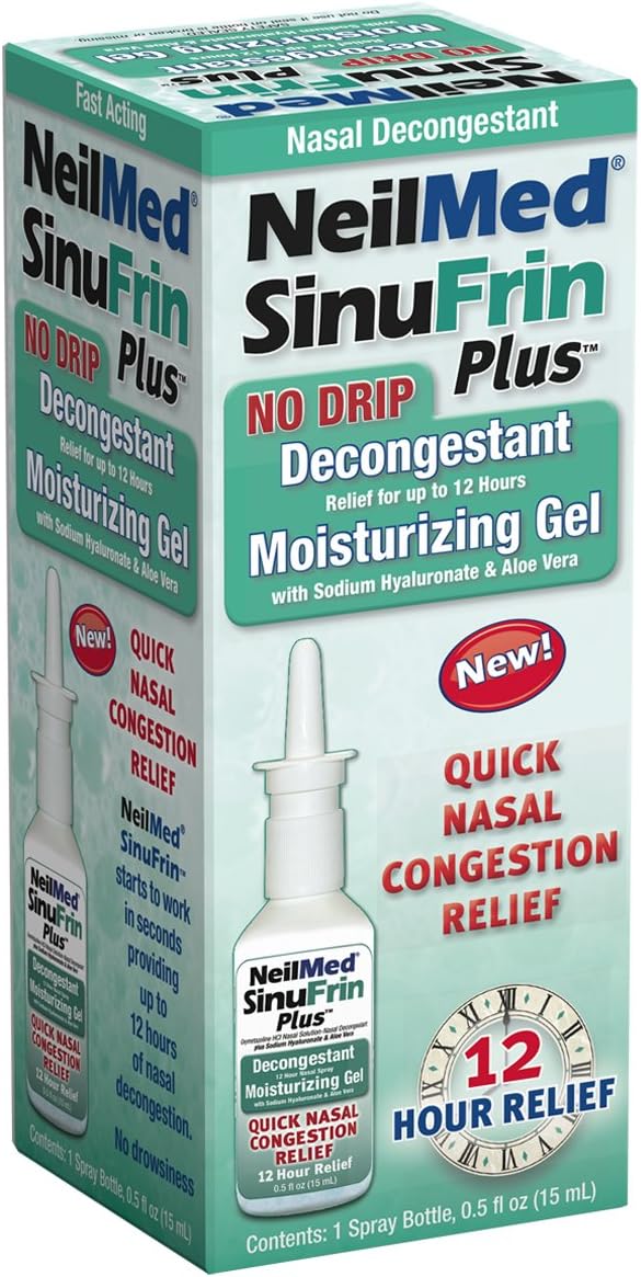 Neilmed Sinufrin Plus Decongestant Moisturizing Gel, .5