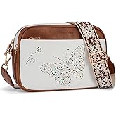 KITEVIUN Crossbody Purse for Women Vegan Leather Small Crossbody Bags with Adjustable Strap Multiple Pockets