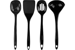 Reston Lloyd Calypso Basics Utensil Set of 4, Black