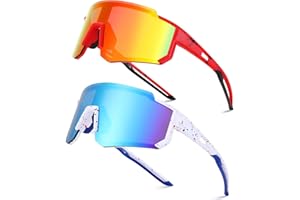 GLARDEFE Kids Baseball Sunglasses - Youth Baseball Glasses for Boys Girls - Sports Softball Shades Age 6-14