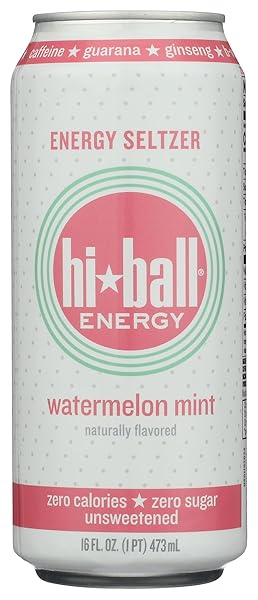 HIBALL ENERGY WATERMELON MINT SPARKLING ENERGY WATER, 16...