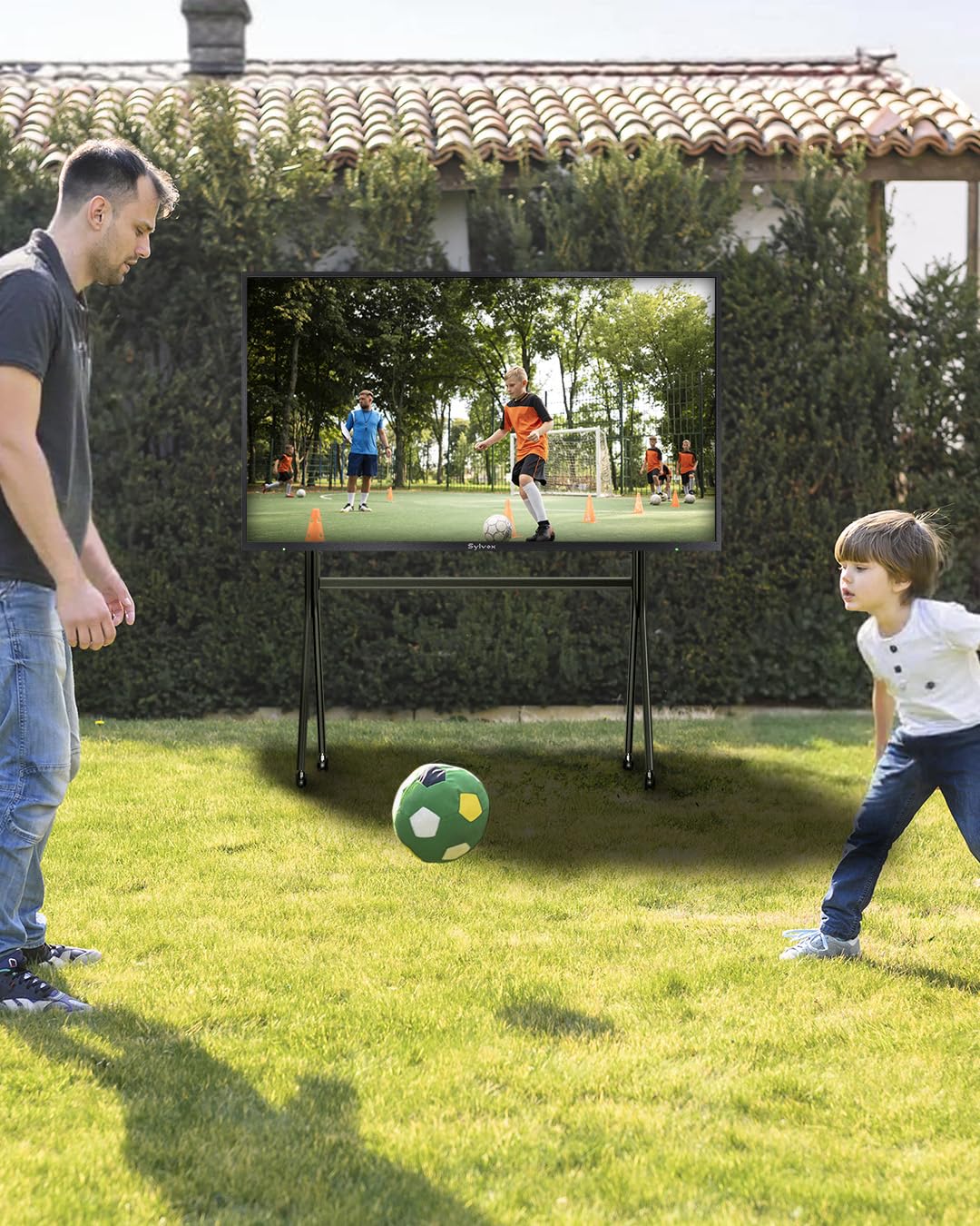 SYLVOX 43 Zoll Outdoor Smart TV, | 4K UHD 2000 Nits HDR10 | Google TV | IP55 Wasserdicht, Weatherproof Television, Outdoor Fernseher für Garten, Terrasse & Gewerbe (Pool Pro 2.0) 7