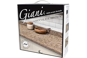 Giani Granite Countertop Paint Kit 2.0-100% Acrylic (Chocolate Brown)