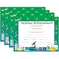 SHAPES ETC. 30pcs Science Achievement Recognition Certificates 11inx8.5in Colorful Award Kids Student Graduations Moving Up Ceremonies Achievement Days Banquets Science Fairs Academic USA Made