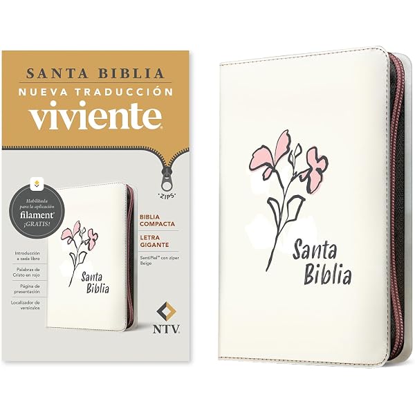 Biblia Compacta Ntv, Letra Gigante de Zíper Con Filament