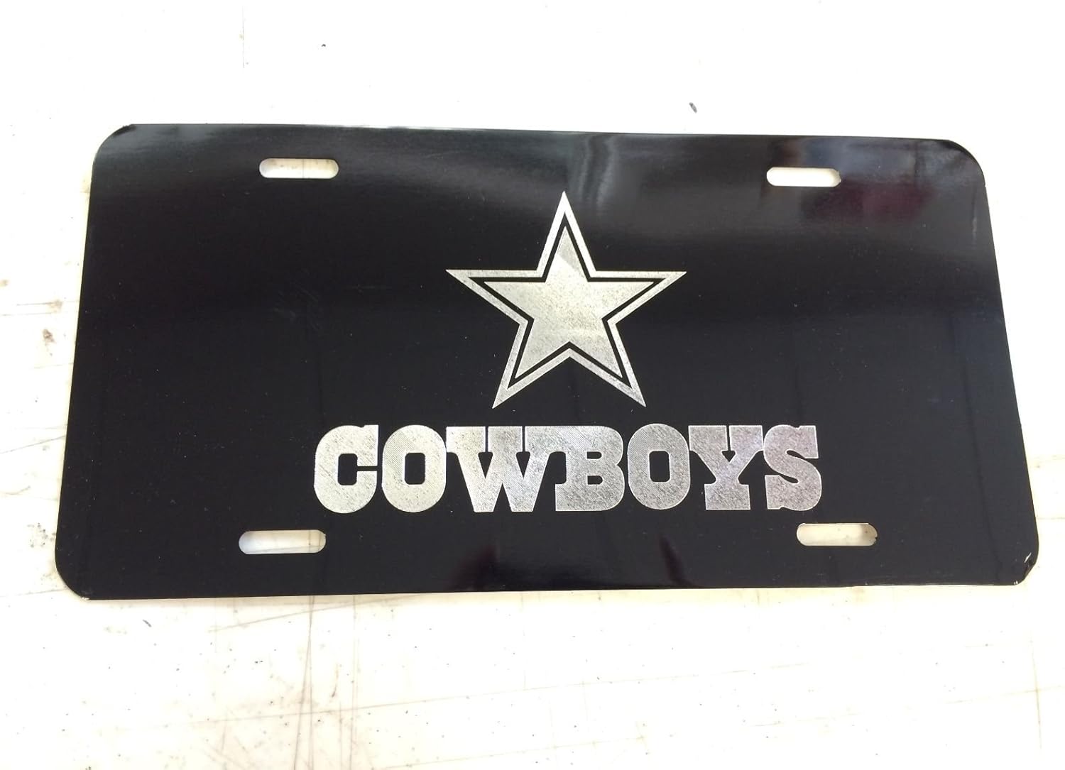 Dallas Cowboys Glitter Chrome License Plate Frame FCGL1801