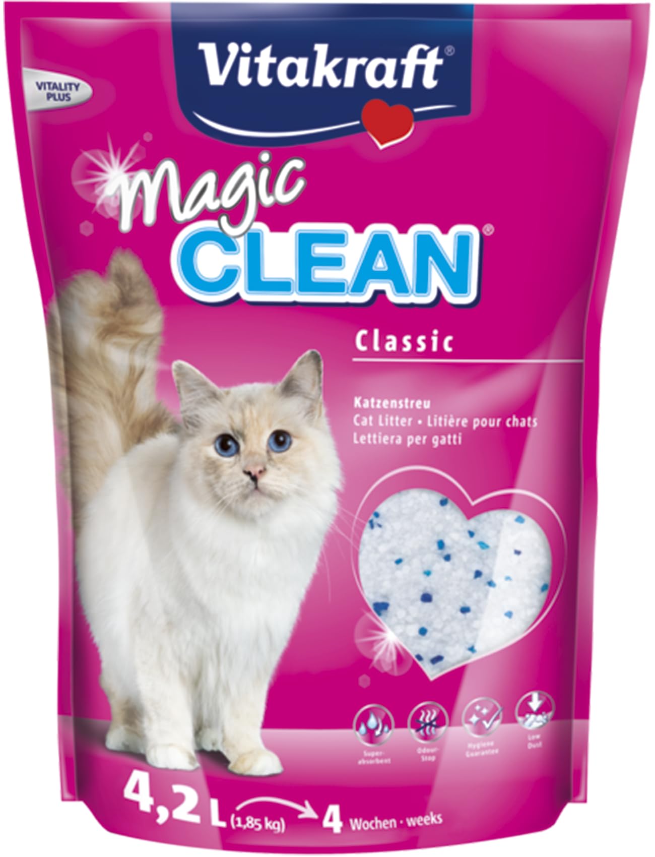 Vitakraft Magic Clean 15525 Cat Litter 4 Weeks