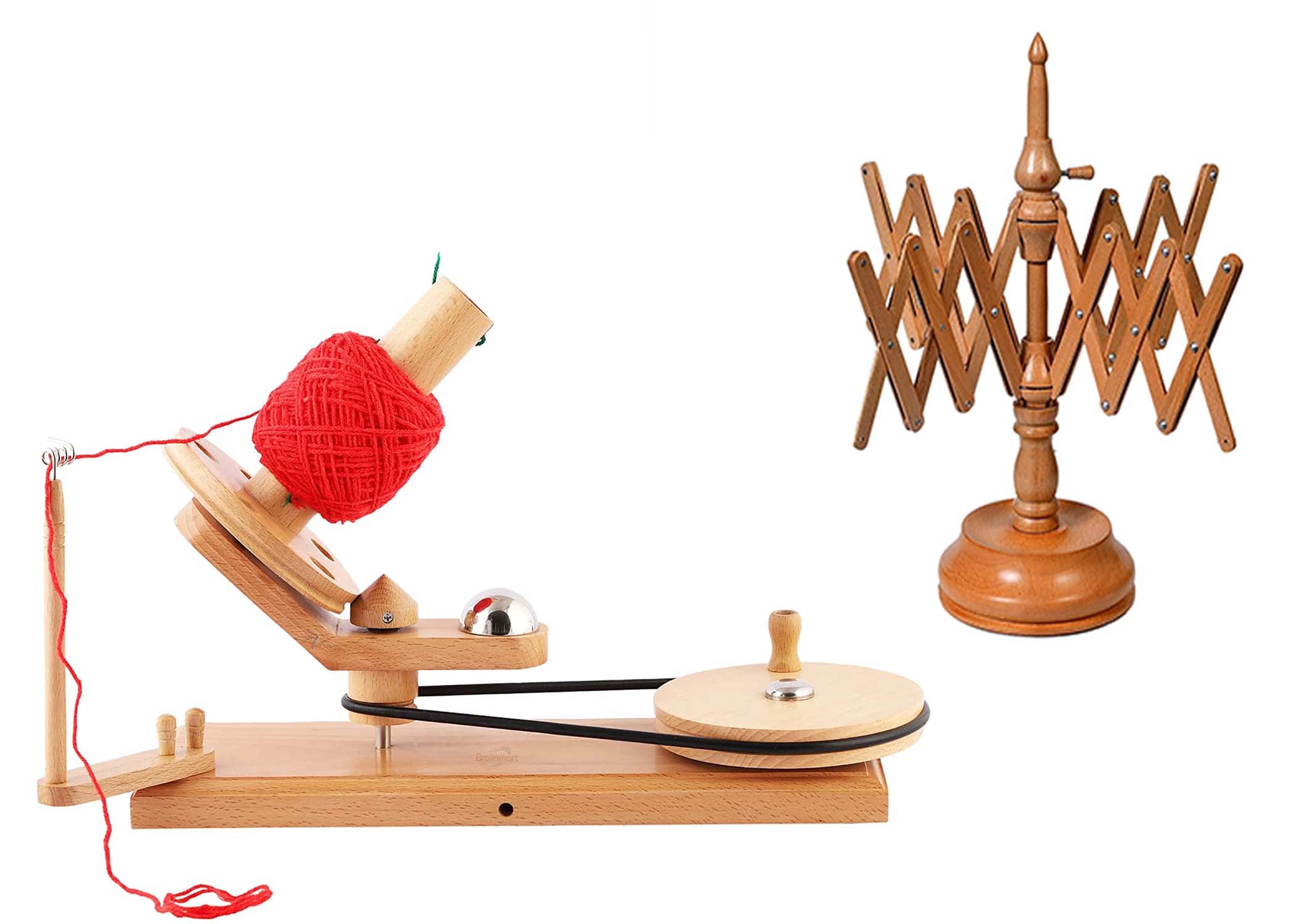 GALAXY INDIACRAFT Hand Operated Yarn Ball Winder | Swift, Yarn, Wool, and String Holder| Knitting & Crochet Accessories