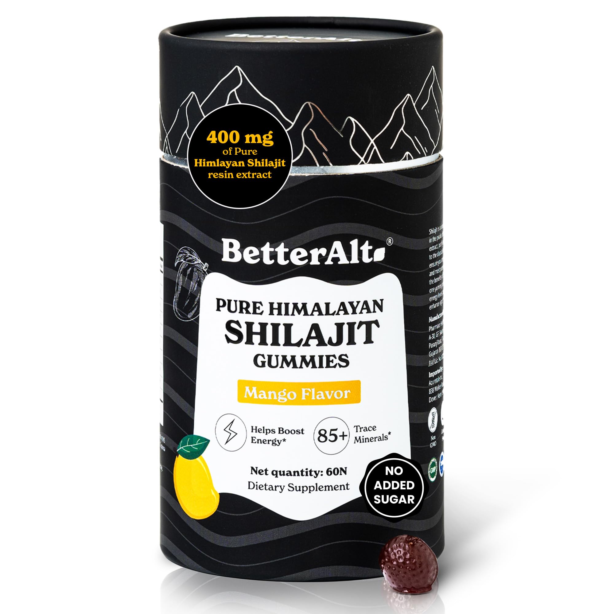 Pure Himalayan Shilajit Gummies (Mango)