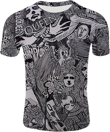 camiseta queen hombre