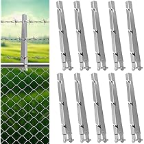 Lot De 15 Bras Barbelés Pour Clôture à Maillons De Chaîne De 4,5 Cm