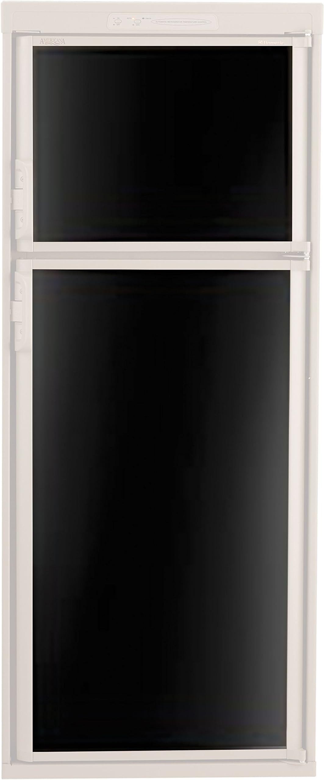 Dometic 3106863.099C Refrigerator Door Panel (Main Panel for RM2193 - Black Acrylic)