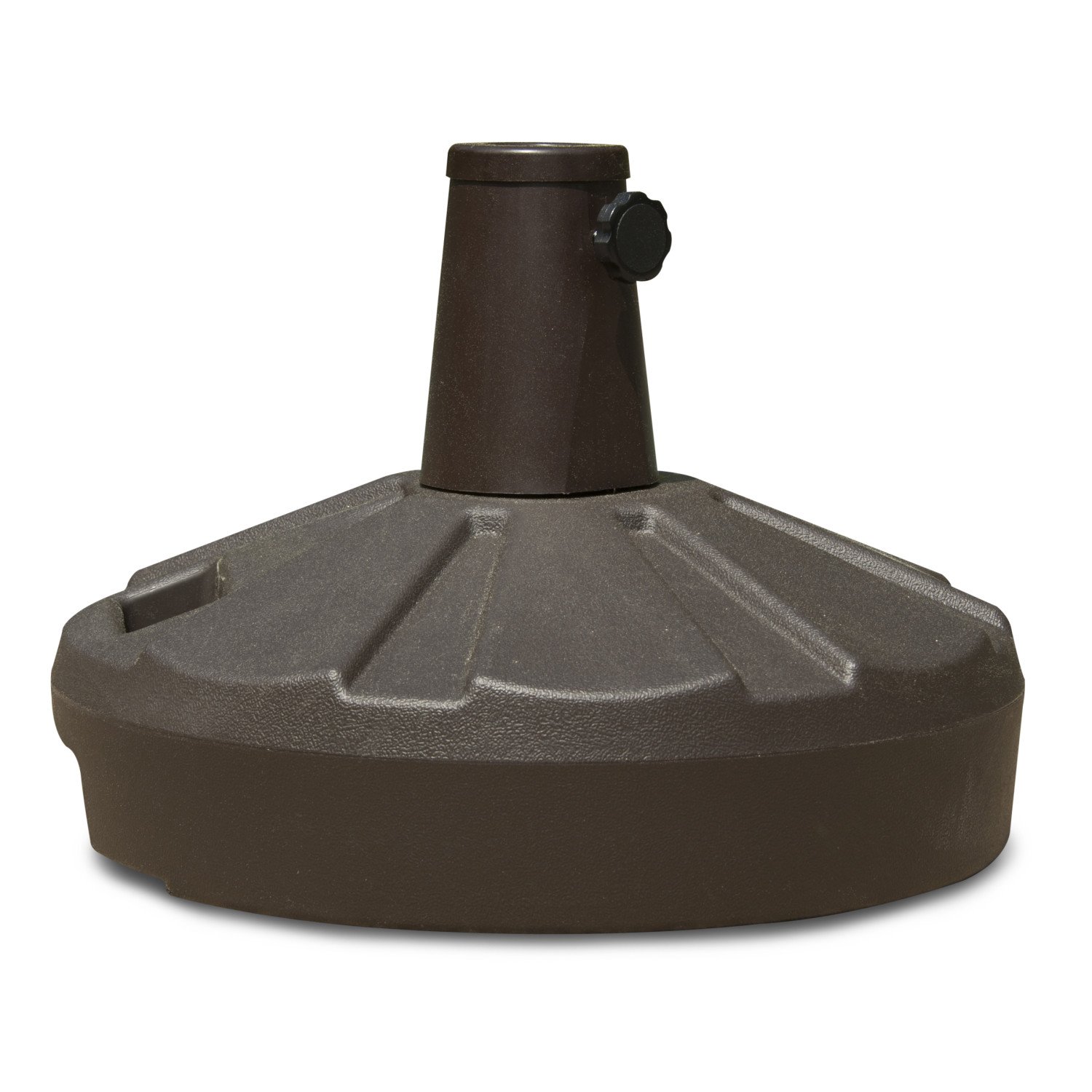 Budge Patio Umbrella Base 50 Lb Plastic Bronze Garden Outdoor Agilinternationale Org