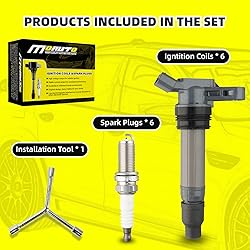 MOAUTO Set of 6 Ignition Coils Pack UF594 GN10588