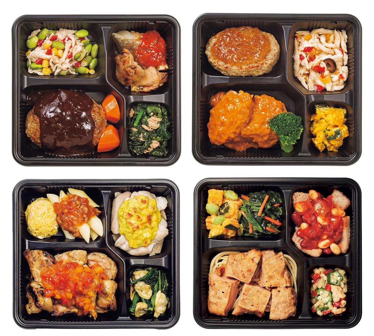 ニチレイ パワーデリ 冷凍弁当 (8食) 全品 たんぱく質 25g以上 メインのおかず2品と副菜セット の商品画像