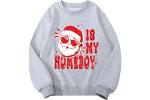 Goengmo Toddler Boy Girl Christmas Sweatshirts Kid Ugly Xmas Shirt Cotton Long Sleeve Top 3-10 Years