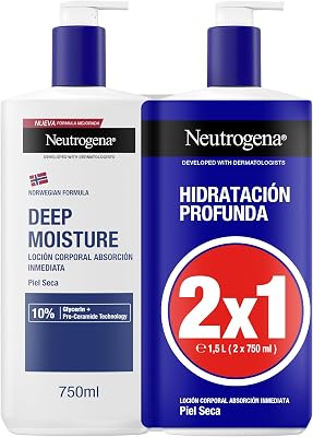 Hidratación Profunda Loción Hipoalergénica, 750 ml, 2 uds