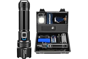 Flashlight Rechargeable, Sunitact Led Flashlights 990000 Lumens Flash Light, Brightest Flashlight Powerful XHP70.2, Tactical 