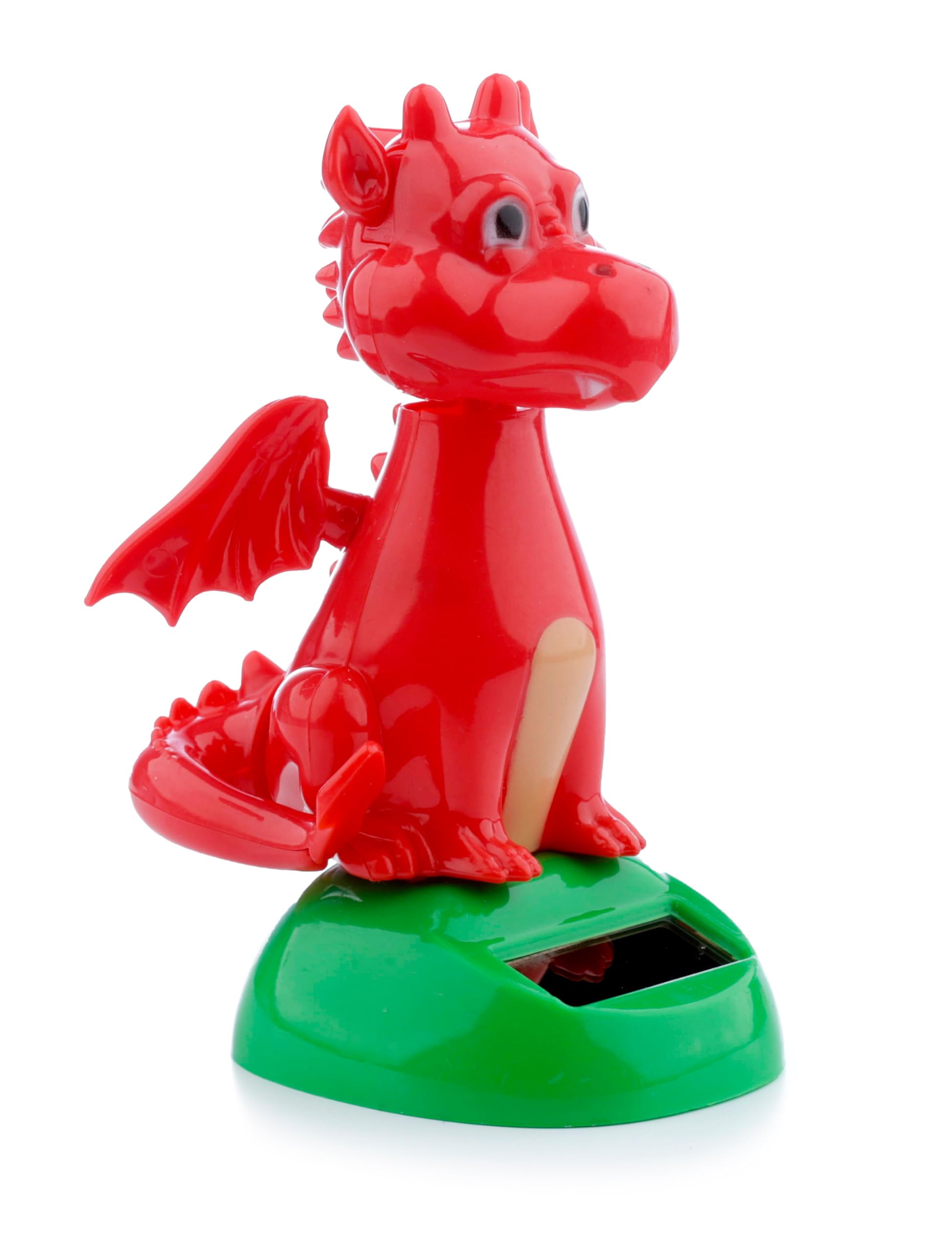 Puckator Welsh Dragon Solar Pal - Home Office Table Desk Dashboard Car Decor Decoration - Gift Ideas - Gifts For Teenage Old Boy Girl Dad Mums - Powered KIds Toys Toy Figure Figures