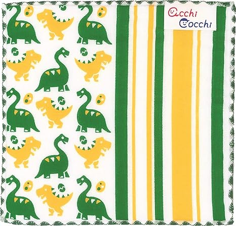 Amazon Co Jp 宮本 日本製 タオル ハンカチ ミニ 子供 コットン 綿 Acchi Cocchi 恐竜 15 15cm ホーム キッチン