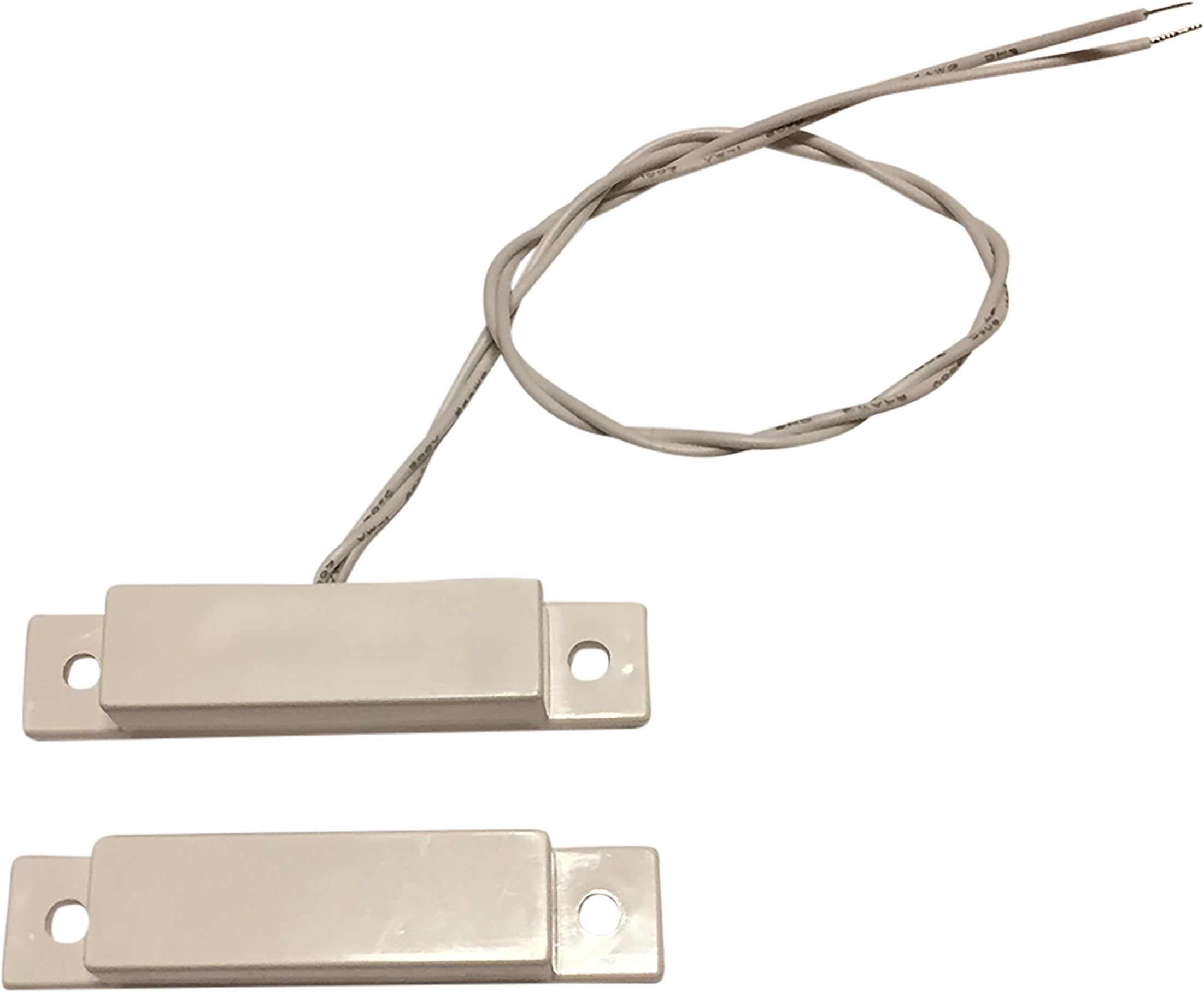 20 pcs Wired White Door Contacts Surface Mount NC Security Alarm Door Window Sensors.These ¾” Door Contact Position switches (DCS) Work with All Access Control and Burglar Alarm Systems